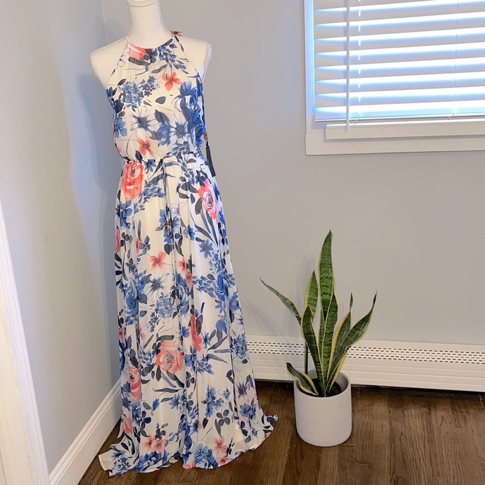 Lulus long floral dress